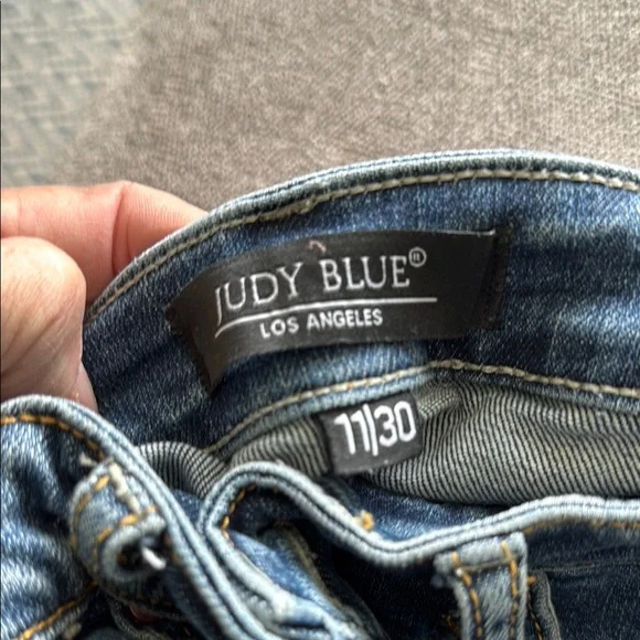 Judy Blue Women's Skinny Jeans in Deep Blue - Picture 3 of 4